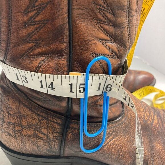 MASON Men’s Leather Cowboy Boots Size 9.5 SEE‎ DESCRIPTION main image 5
